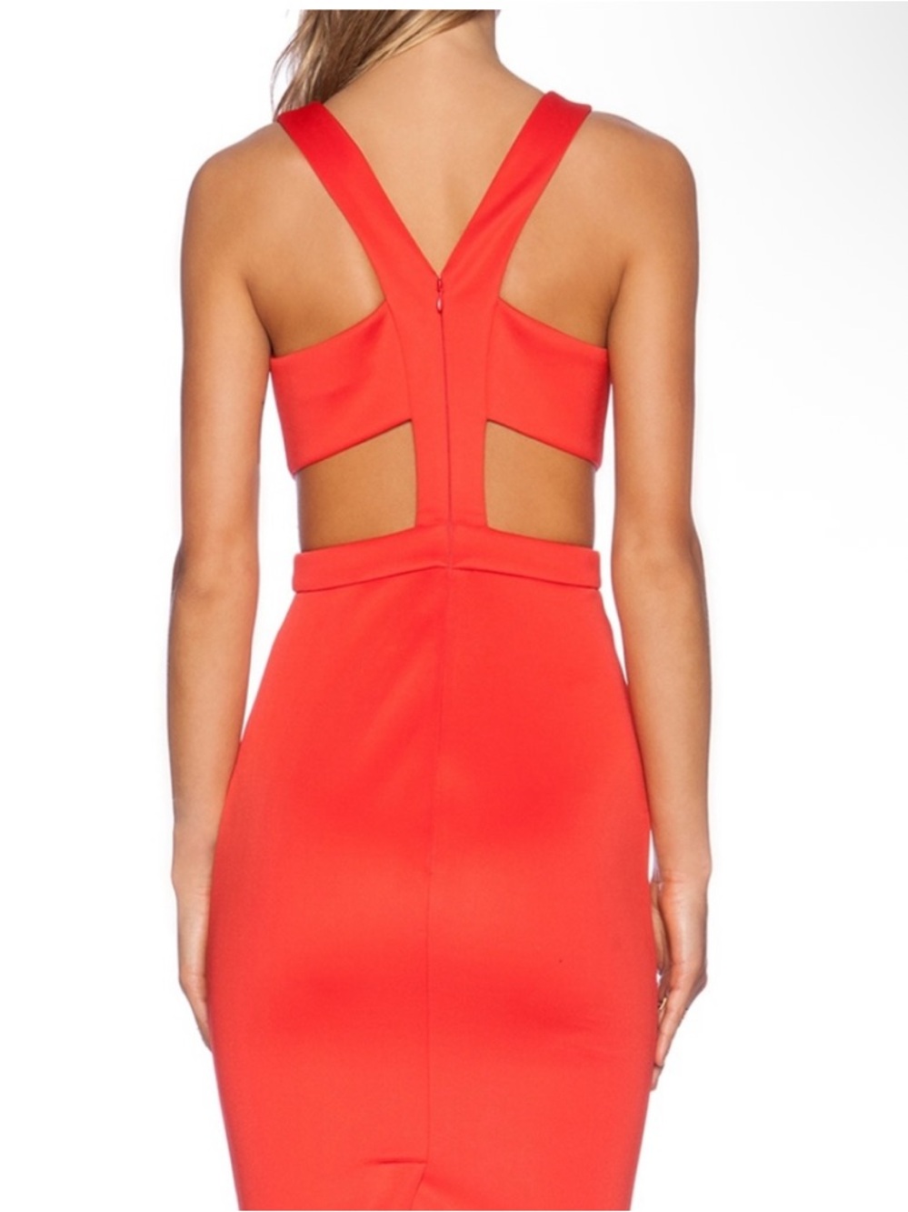 NWT Blessed Are The Meek Inferno Midi Dress with Side Cutouts - Picture 4 of 6